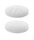 Pill FF1 White Oval is Atorvastatin Calcium