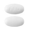 Pill FF4 White Oval is Atorvastatin Calcium