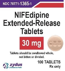 Nifedipine extended-release 30 mg 688