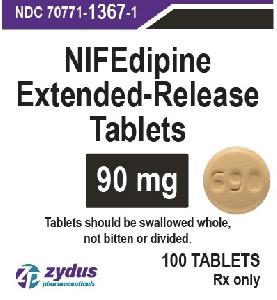 Nifedipine extended-release 90 mg 690