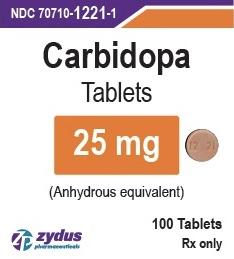 Carbidopa 25 mg 12 21