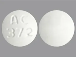 Pill AC 372 White Round is Labetalol Hydrochloride
