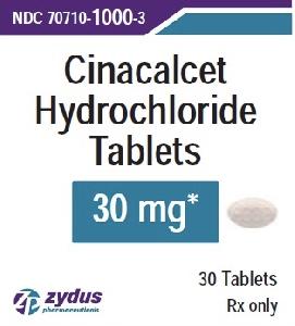 Pill 1000 White Oval is Cinacalcet Hydrochloride