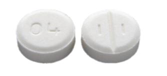 Pill 1 1 04 White Round is Tizanidine Hydrochloride