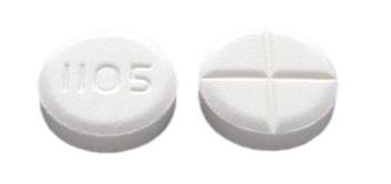 Pill 1105 White Round is Tizanidine Hydrochloride