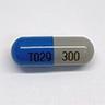 Pill T029 300 Blue & Gray Capsule/Oblong is Diltiazem Hydrochloride Extended-Release