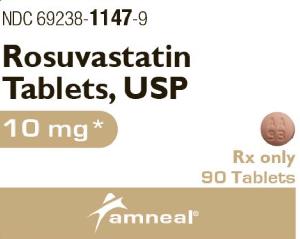 Pill AA 93 Pink Round is Rosuvastatin Calcium