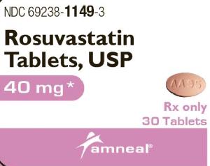 Rosuvastatin calcium 40 mg AA 95
