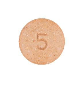 Pill 5 Orange Round is Vardenafil Hydrochloride
