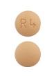 Pill R4 Brown Round is Ropinirole Hydrochloride