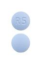 Pill R5 Blue Round is Ropinirole Hydrochloride