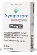 Pill C20 White Rectangle is Sympazan (Oral Film)