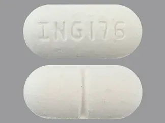 Pill ING 176 White Capsule/Oblong is Isosorbide Mononitrate Extended-Release