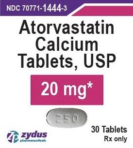 Atorvastatin calcium 20 mg 250