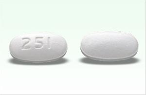251 Pill Images White / Elliptical Oval.