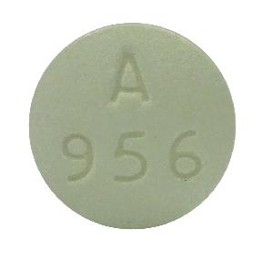 Pill A 956 Green Round is Lamotrigine Extended-Release