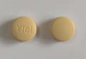 Pill Y161 Yellow Round is Felodipine Extended-Release