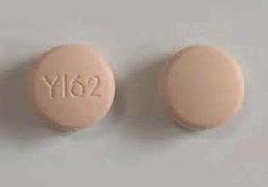 Pill Y162 Pink Round is Felodipine Extended-Release