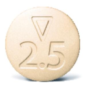 Xarelto 2.5 mg Logo 2.5 Xa