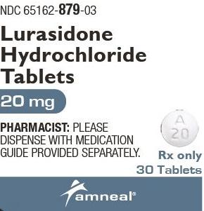 La pilule A20 est du chlorhydrate de lurasidone 20 mg