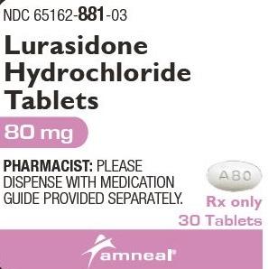 Lurasidone hydrochloride 80 mg A80
