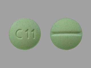 Pill C 11 Green Round is Glyburide