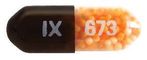 Pill IX 5 mg 673 5 mg Beige Capsule/Oblong is Dextroamphetamine Sulfate Extended-Release