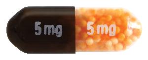 Dextroamphetamine sulfate extended-release 5 mg IX 5 mg 673 5 mg