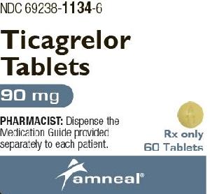 Pill A 11 Yellow Round is Ticagrelor
