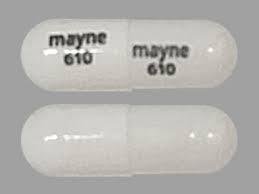 Pill mayne 610 mayne 610 White Capsule/Oblong is Methylphenidate Hydrochloride Extended-Release (LA)