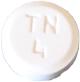 Pill TN 4 White Round is Tizanidine Hydrochloride