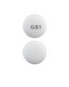 Pill GS1 White Round is Bupropion Hydrochloride Extended-Release (XL)