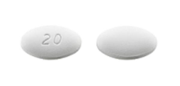 Pill 20 White Oval is Tadalafil