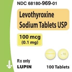 Levothyroxine sodium 100 mcg L 20