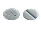 Pill L 24 Blue Round is Levothyroxine Sodium