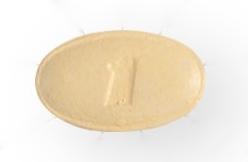 Pill 1 Beige Oval is One-A-Day Women's 50+