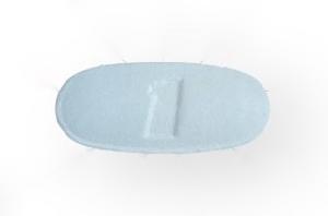 Pill 1 Blue Capsule/Oblong is One-A-Day Men's 50+