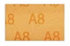 Pill A8 Orange Rectangle is Buprenorphine Hydrochloride and Naloxone Hydrochloride Sublingual Film