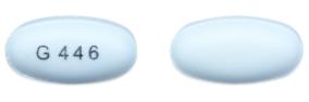 Pill G446 White Oval is Sevelamer Hydrochloride