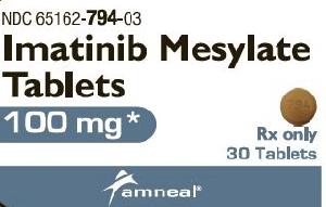 Pill AN 794 Brown Round is Imatinib Mesylate