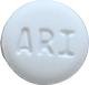 Pill ARI 20 White Round is Aripiprazole