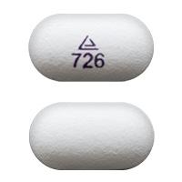 Pill Logo 726 White Capsule/Oblong is Methylphenidate Hydrochloride Extended-Release