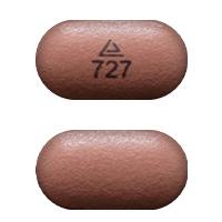 Methylphenidate hydrochloride extended-release 54 mg Logo 727