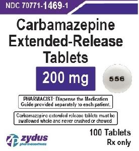 Carbamazepine extended-release 200 mg 556