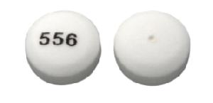 Pill 556 White Round is Carbamazepine Extended-Release