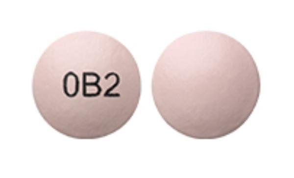 Pill 0B2 Pink Round is Oxybutynin Chloride Extended-Release