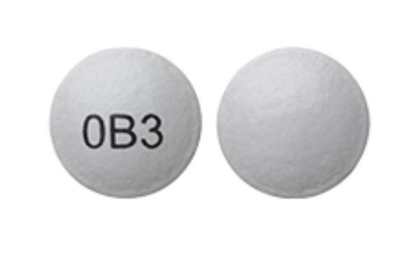 Pill 0B3 Gray Round is Oxybutynin Chloride Extended-Release