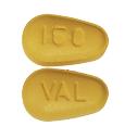 Pill VAL 160 Orange Egg-shape is Valsartan