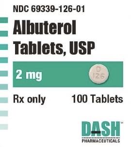 Pill D 126 White Round is Albuterol Sulfate