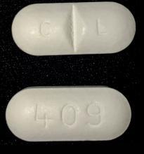 Metoprolol succinate extended-release 200 mg C L 409